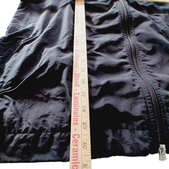 Vintage Michael Jordan Black Nylon Zipper Up Coat XXL Made In Philippines EUC - Picture 4 of 9